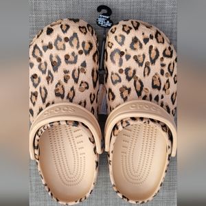 Cheetah Crocs